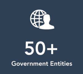 50+ Government Entities