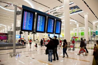 Dubai Airport terminal 3 from Zawya