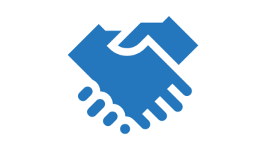 APS image of a handshake icon