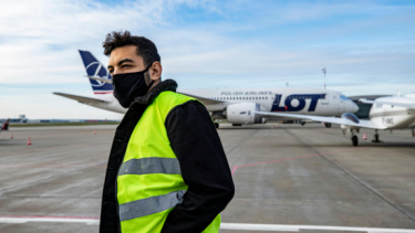 APS blog image of an airline staff looking onward